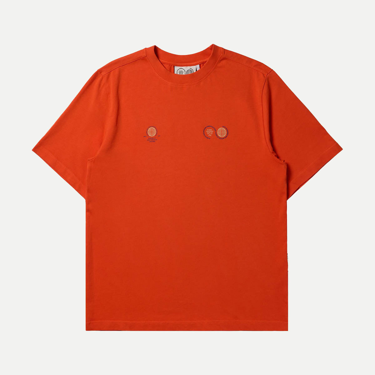 Orange Globe Short Sleeve T-Shirt