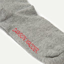 Grey/Blue Stripe Sporty Calf Length Sock
