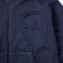 Navy Watcher Zip Hoodie
