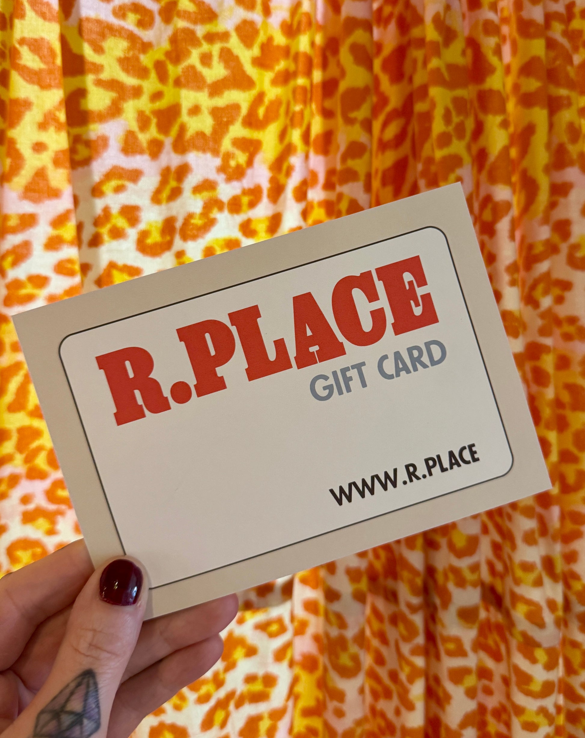 R.Place Classic Gift Card | From £15 - £250