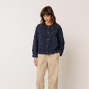 Indigo Quilted Jacket