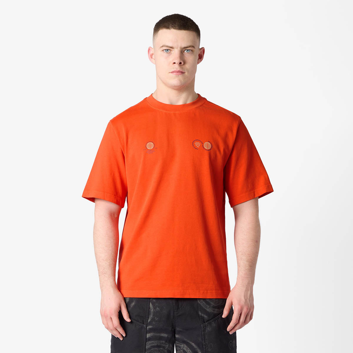 Orange Globe Short Sleeve T-Shirt