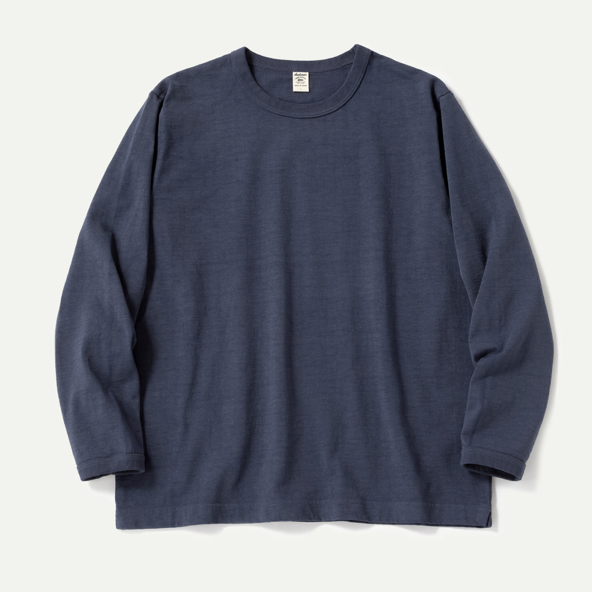 Classic Navy Dotsume Long Sleeve T-Shirt