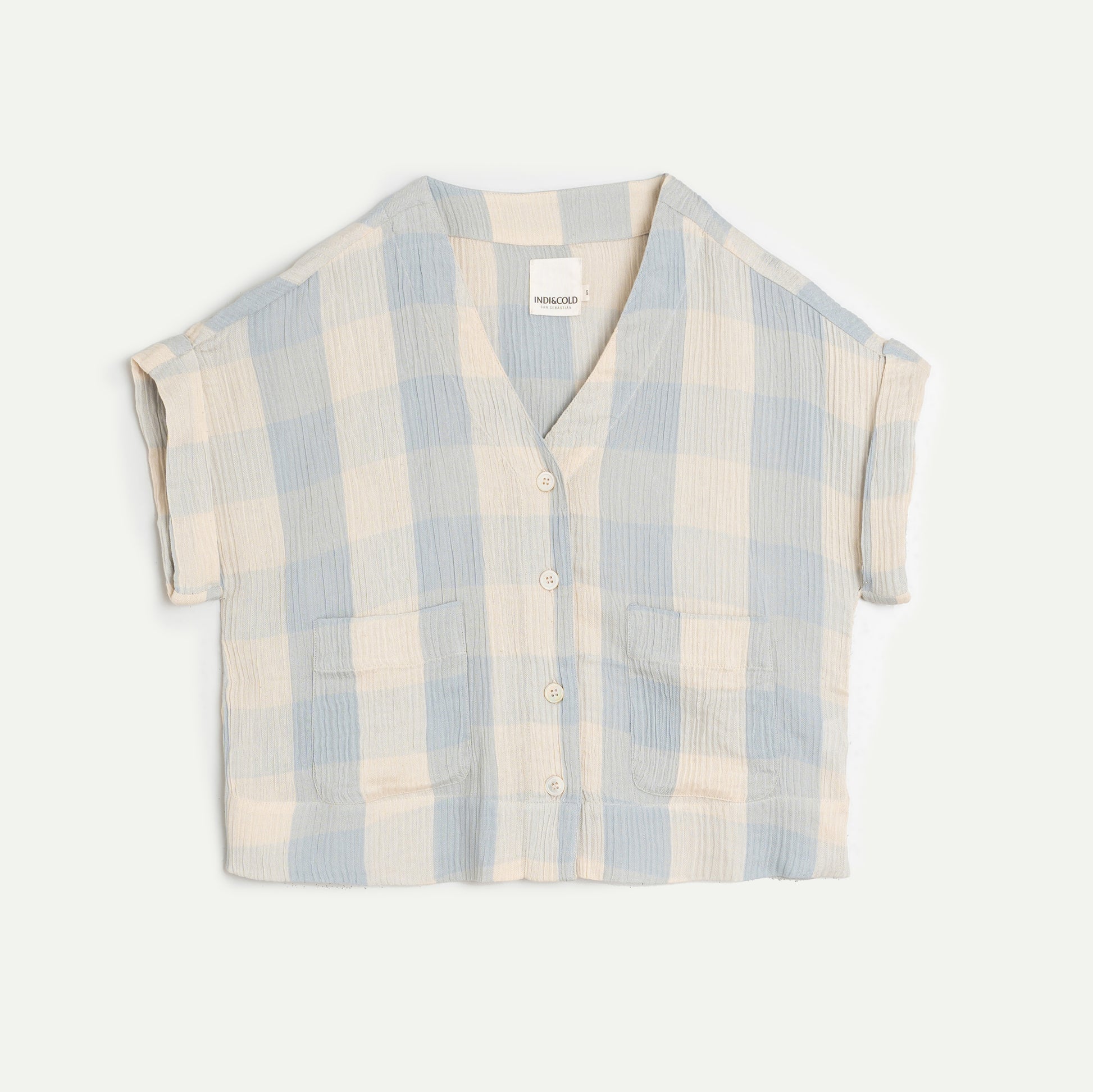 Blue Check Jasmine Gingham Shirt