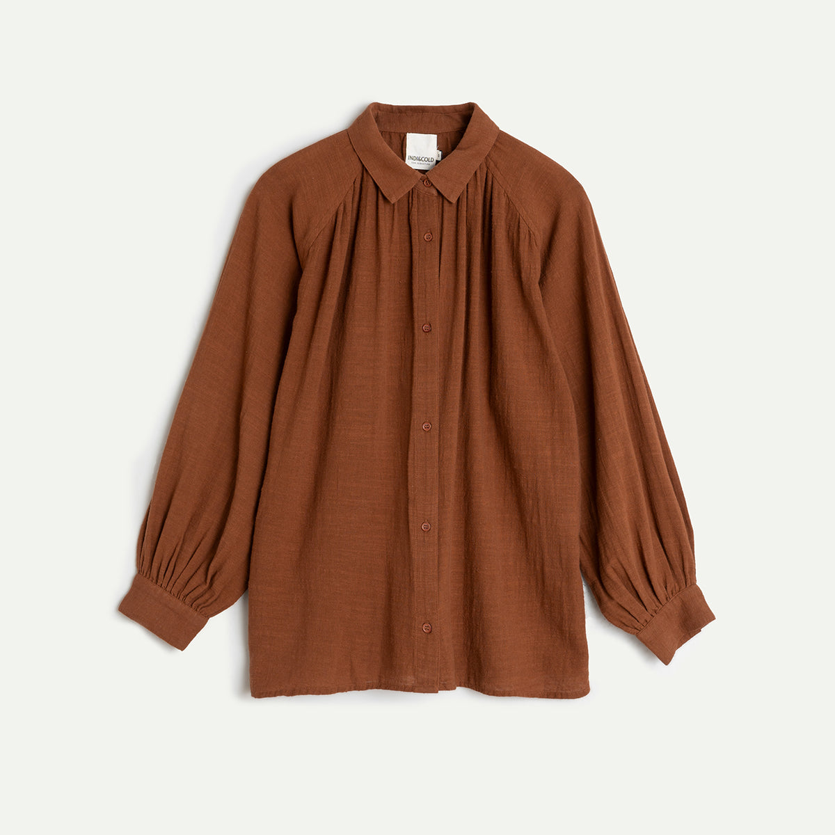 Tabaco Crepe Cotton Shirt