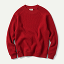 Ketchup Waffle Mid-Neck Crew Sweatshirt