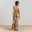 Green Check Lilibet Swimsuit