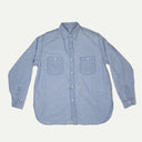 Bleached Relax Fit Chambray Work Shirt