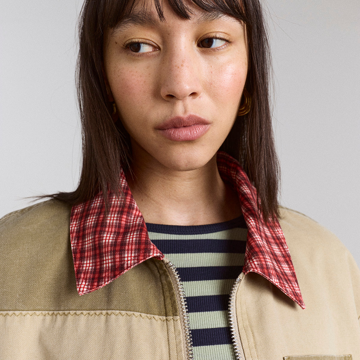 Multi Marcelle Reversible Barn Jacket