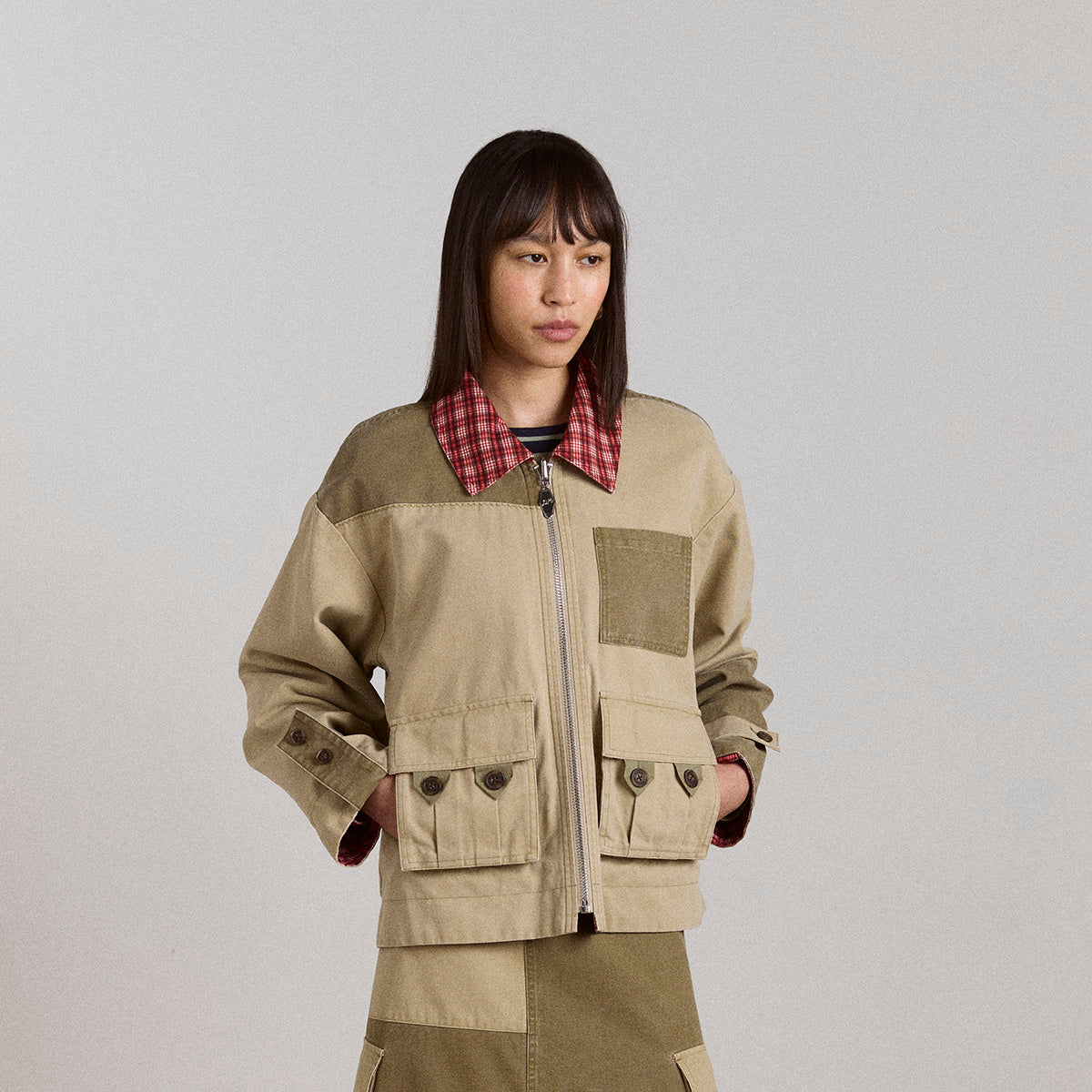 Multi Marcelle Reversible Barn Jacket