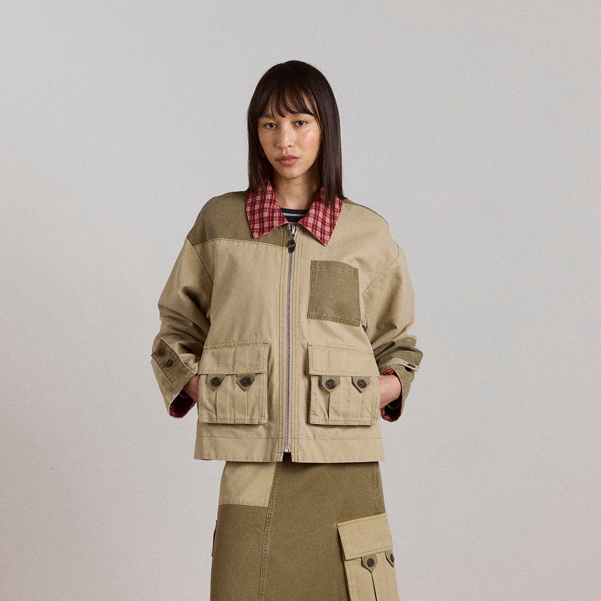 Multi Marcelle Reversible Barn Jacket