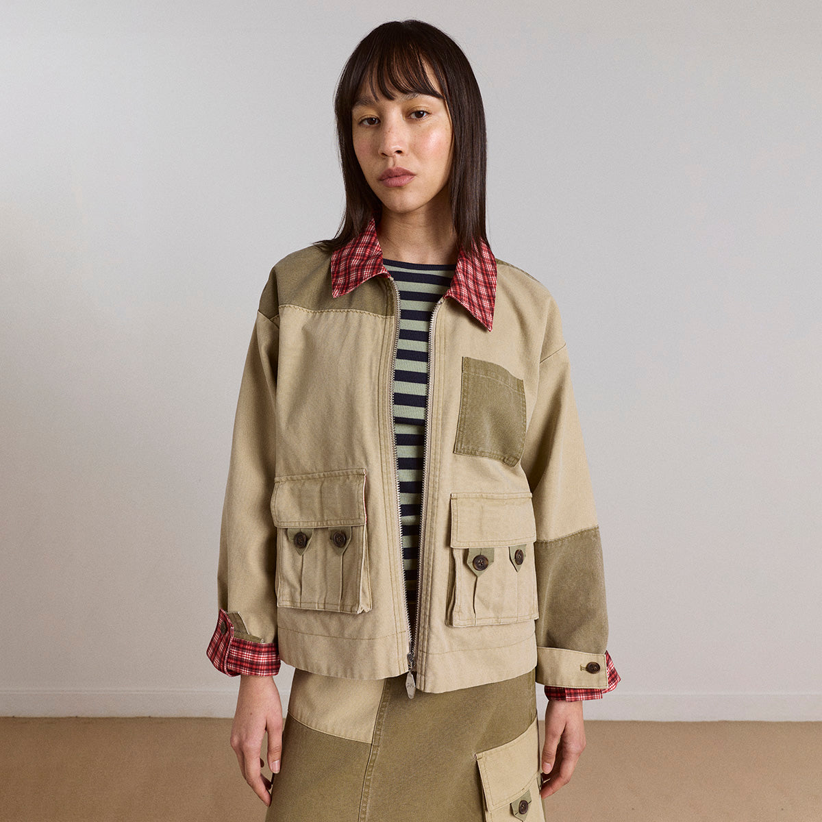 Multi Marcelle Reversible Barn Jacket