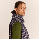 Willow Gingham Wool Scarf