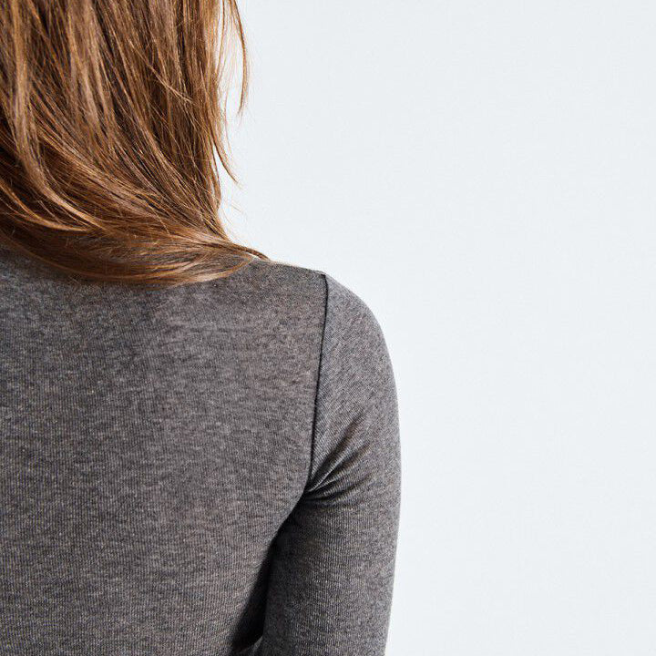 Charcoal Massachusetts Long Sleeve T-Shirt