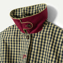 Navy Gingham Myrtle Trench Coat