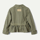 Navy Gingham Myrtle Trench Coat