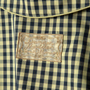 Navy Gingham Myrtle Trench Coat