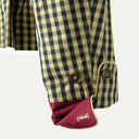 Navy Gingham Myrtle Trench Coat