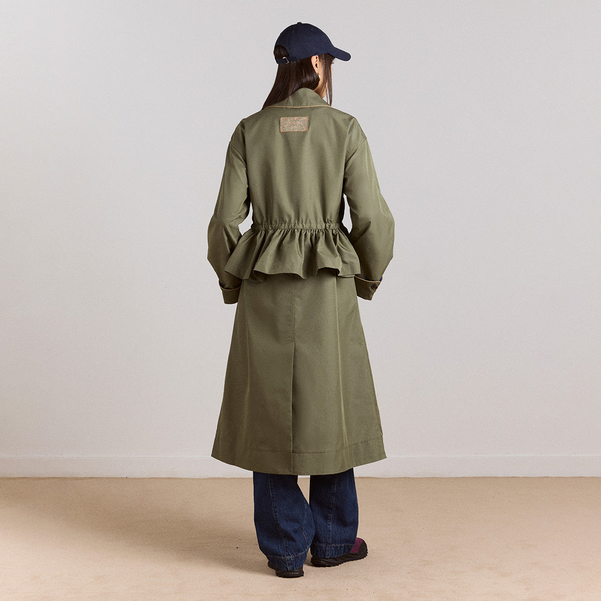 Sage Myrtle Trench Coat