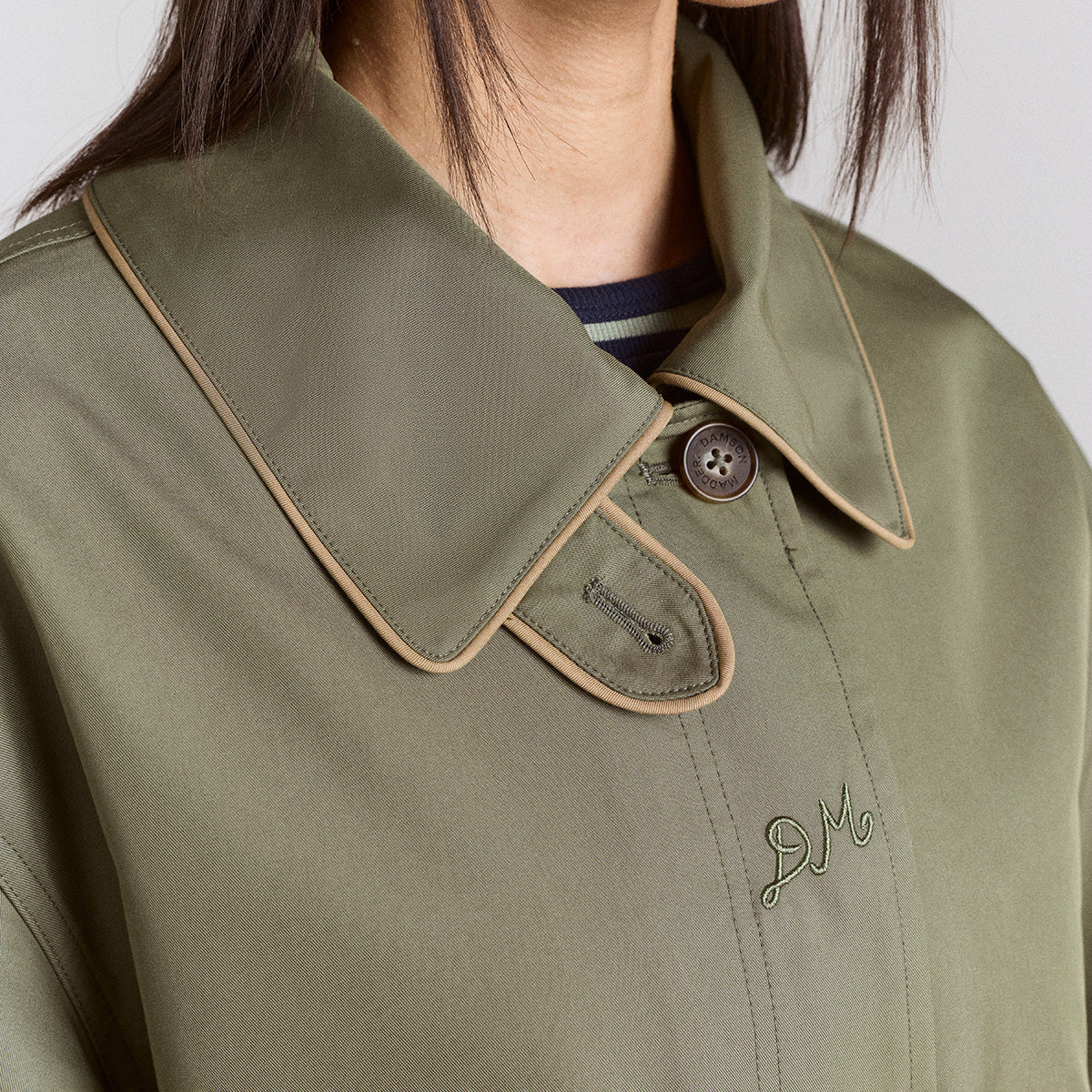 Sage Myrtle Trench Coat