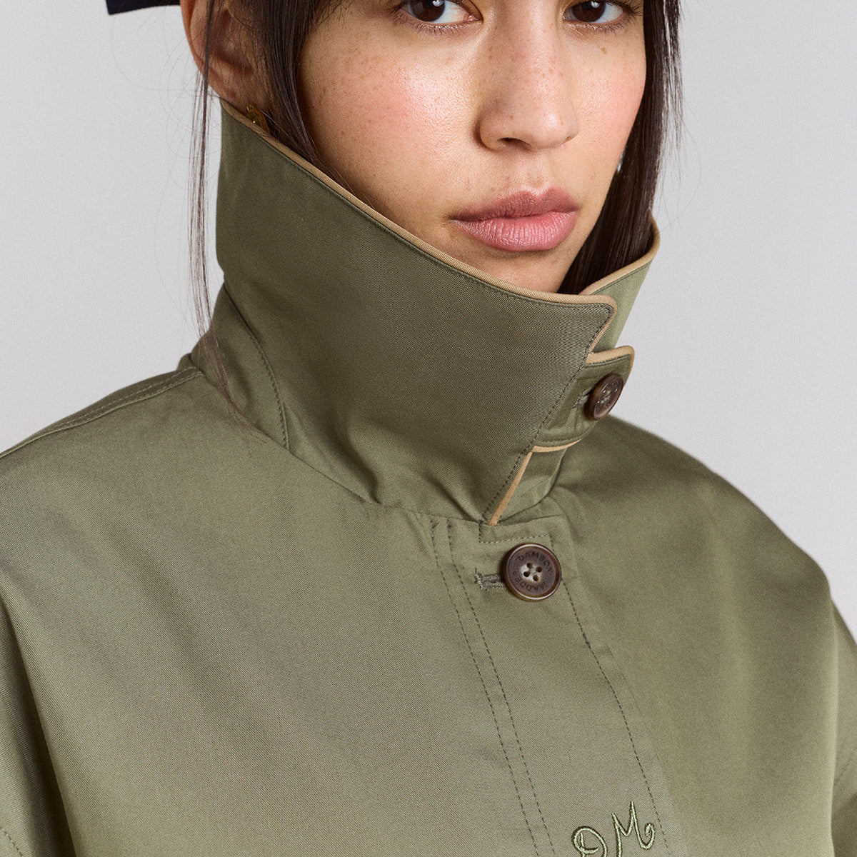 Sage Myrtle Trench Coat