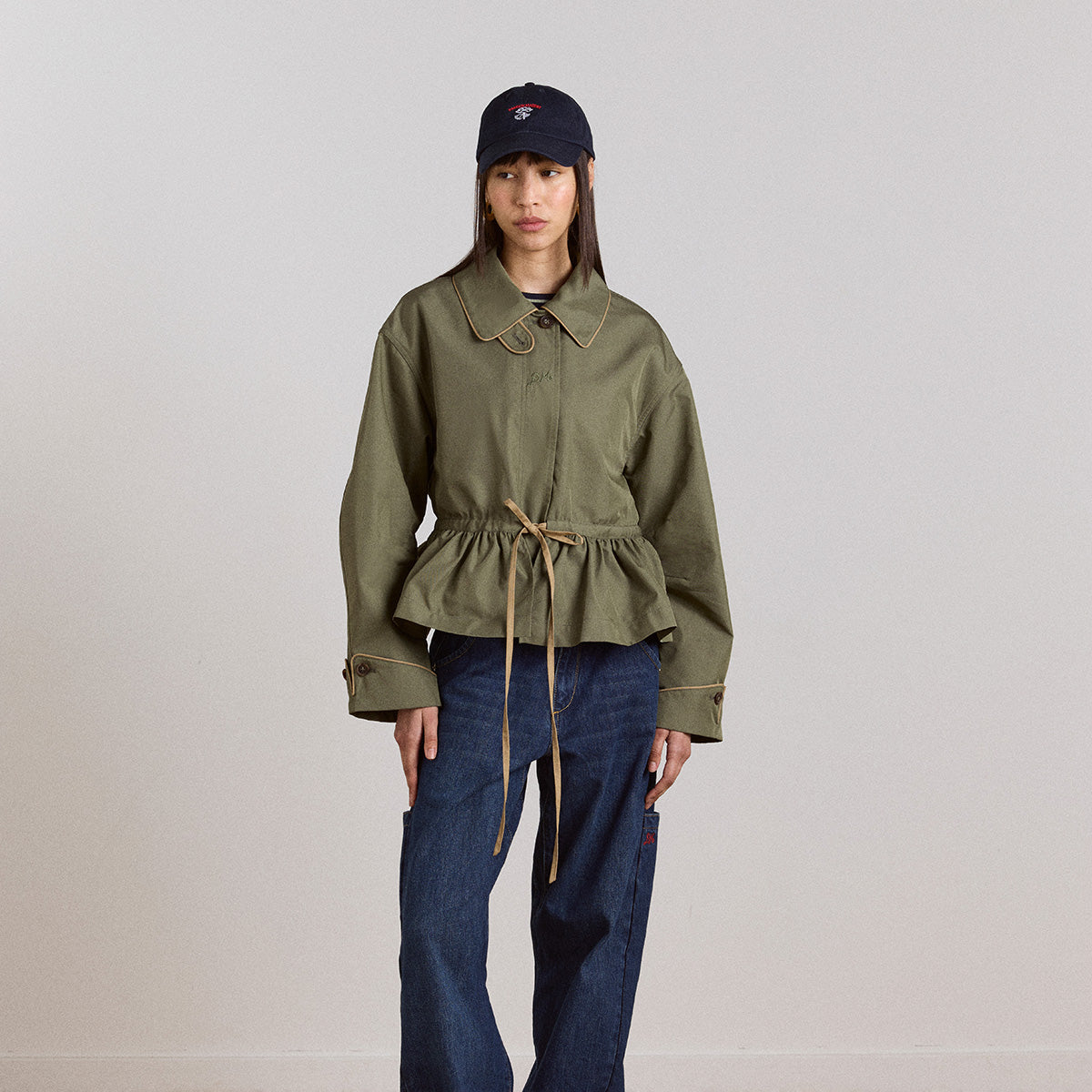 Sage Myrtle Trench Coat