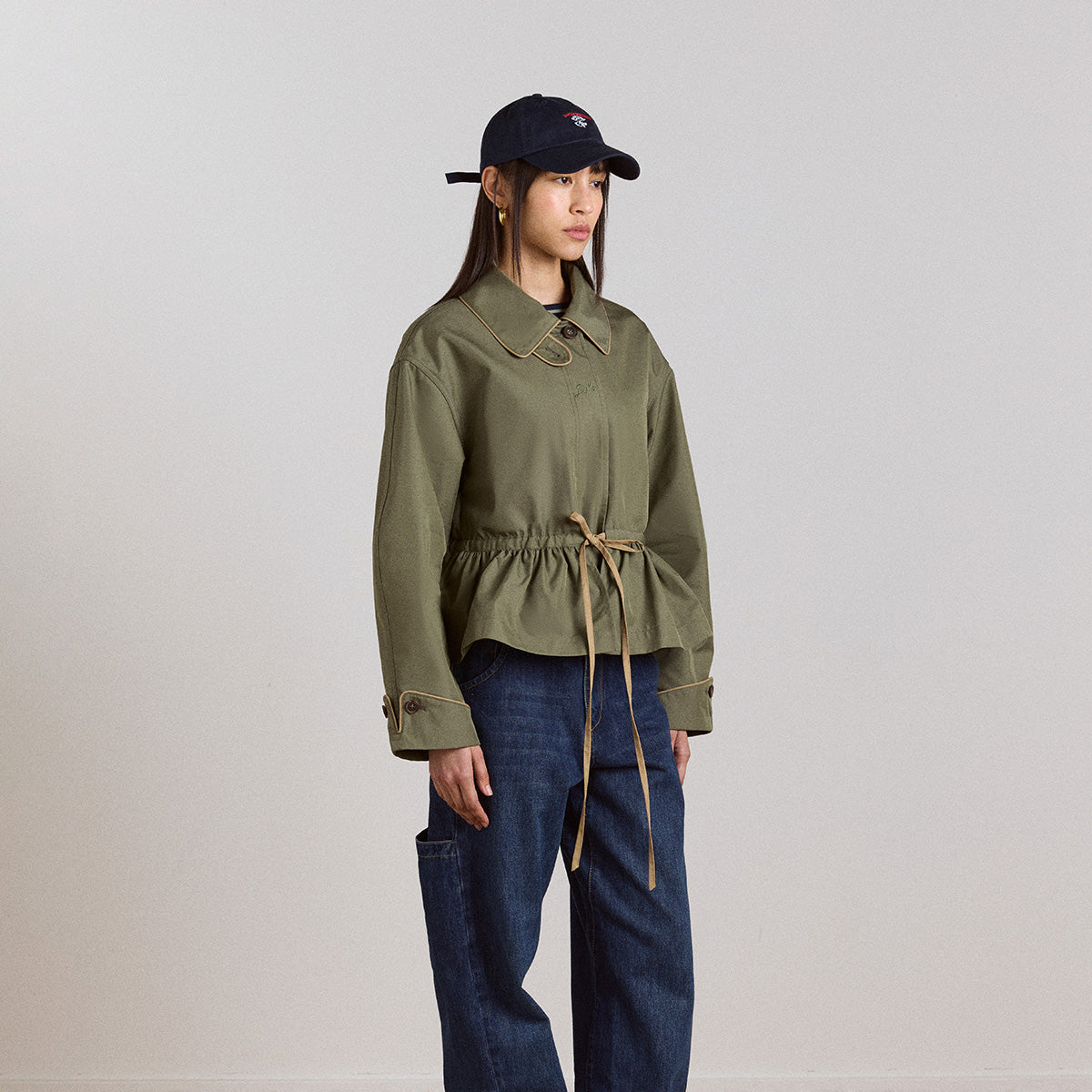 Sage Myrtle Trench Coat