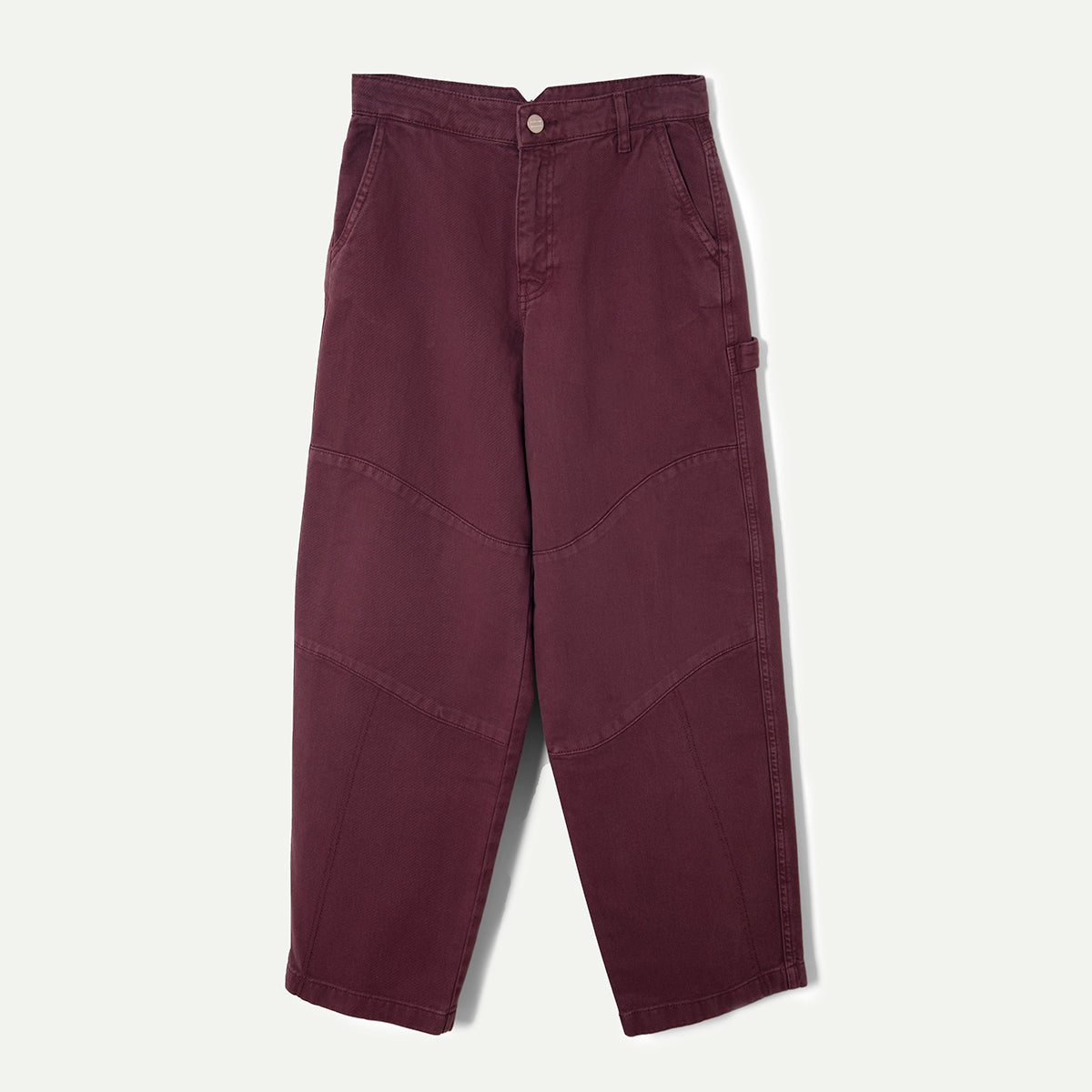 Burgundy Drew Jeans