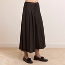 Navy Pinstripe Winona Pleated Culotte