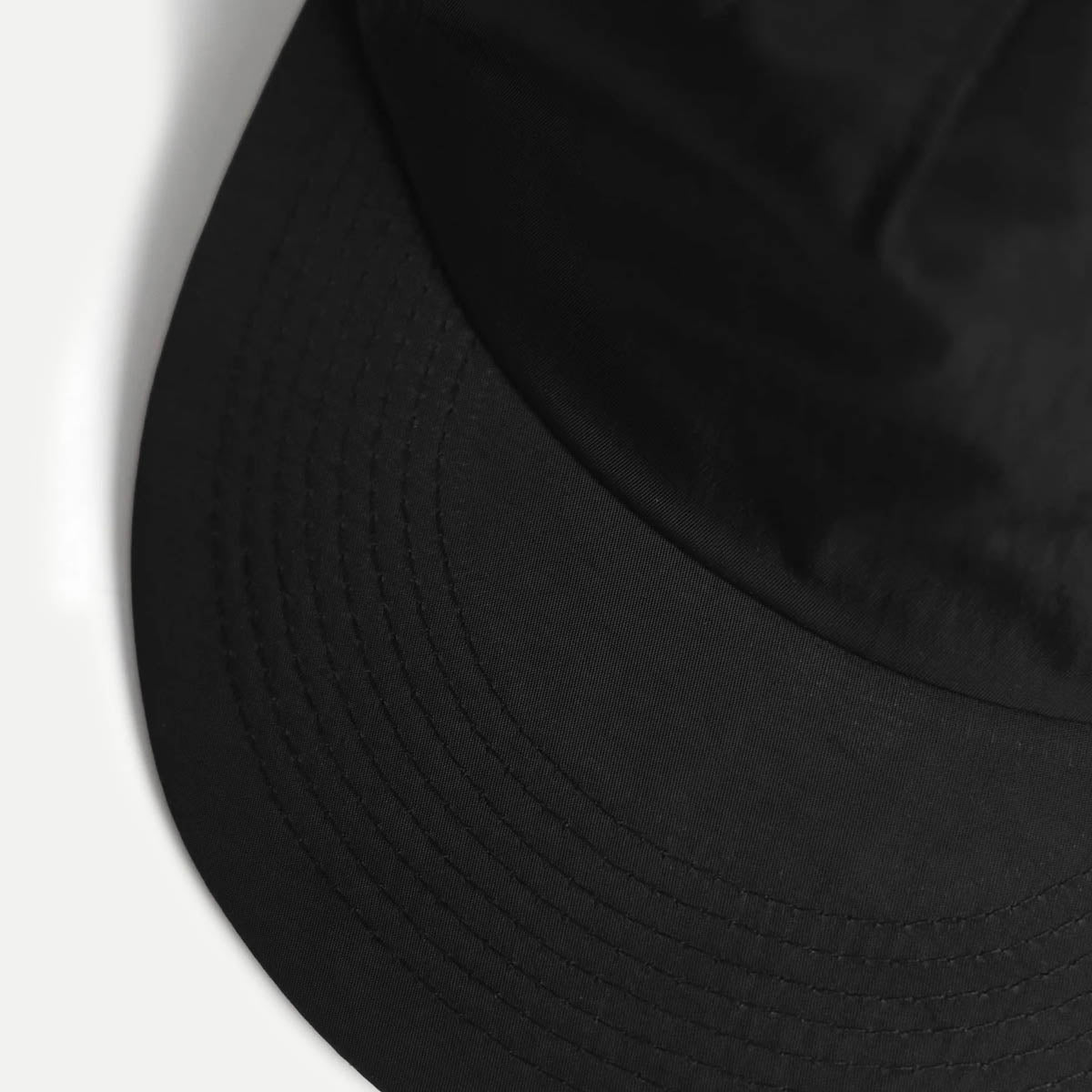 Black Nylon Surf Cap
