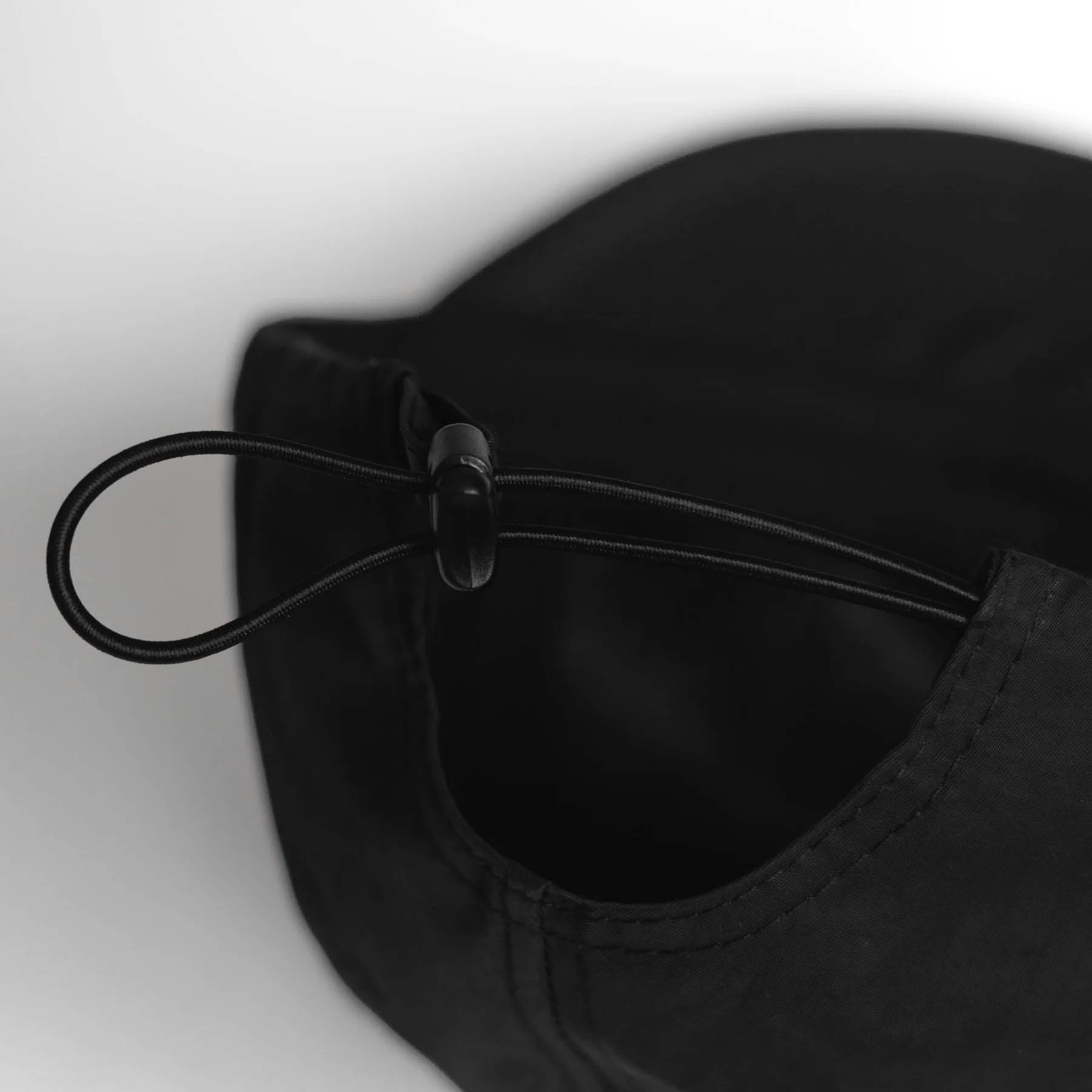 Black Nylon Surf Cap