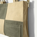 Olive & Sand Veda Canvas Blocked Bag