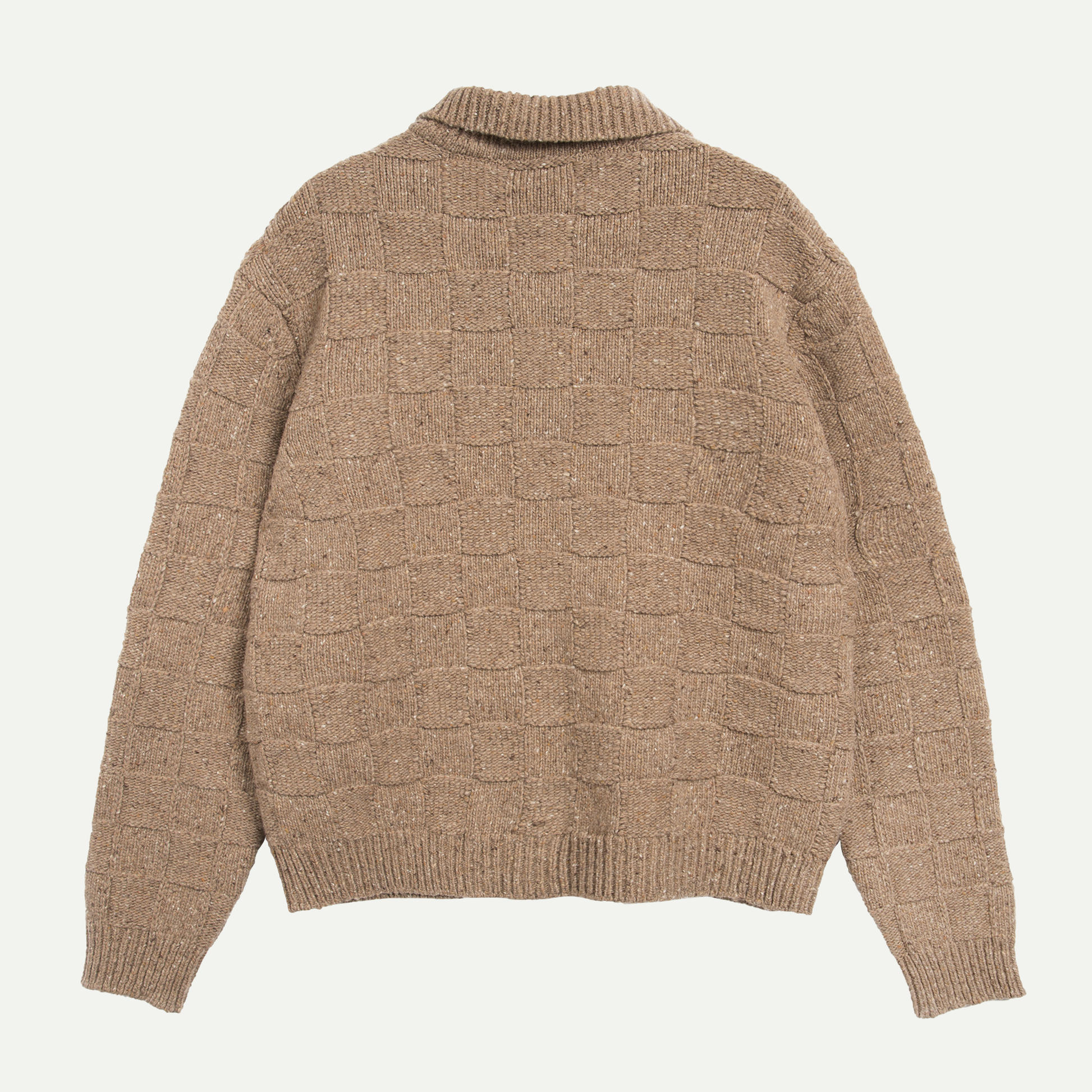 Taupe Rat Pack Cardigan