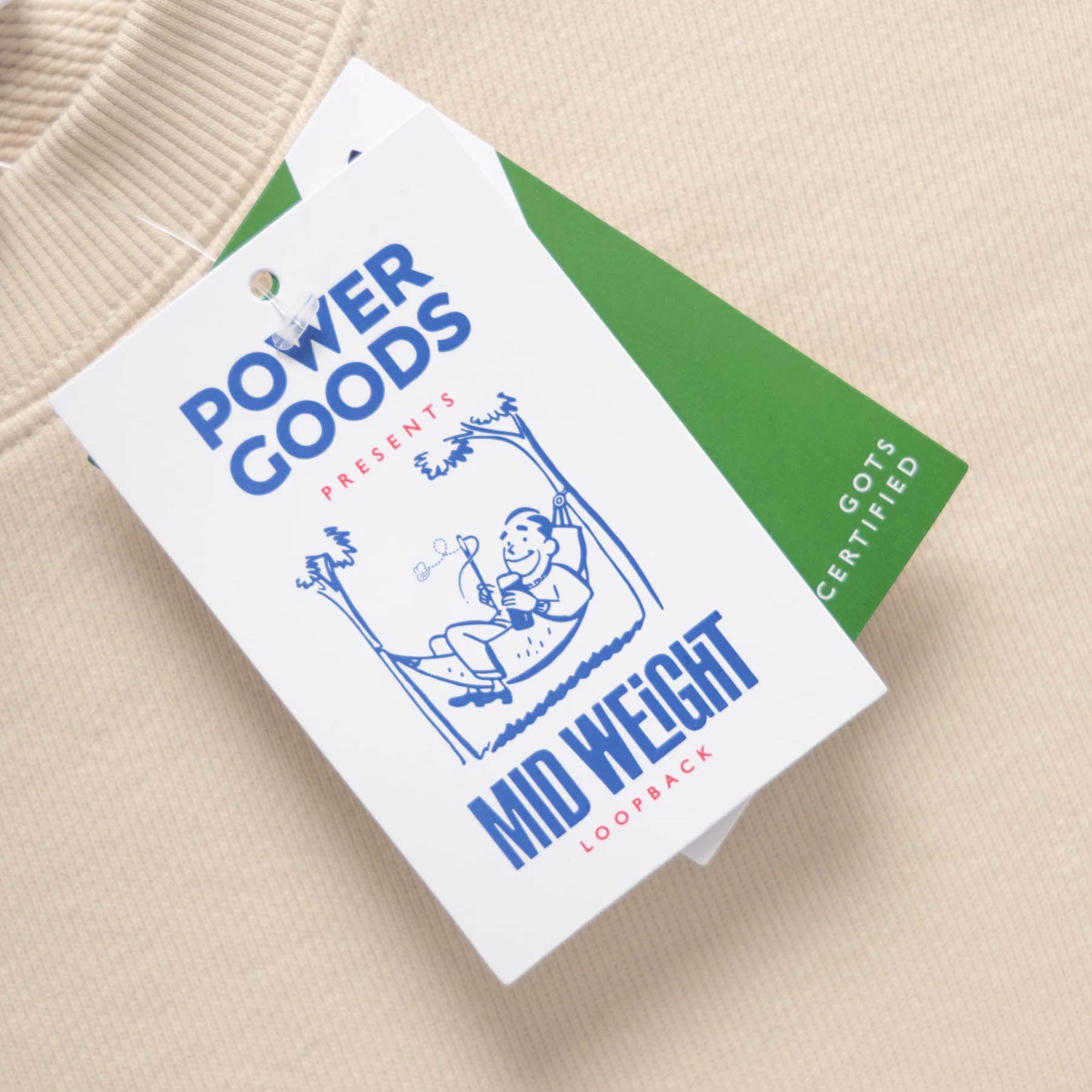 Putty Loopback Crewneck Sweatshirt