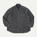 Charcoal Pigment 8W Corduroy Shirt 002