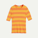 Orange/Yellow Charlotte Short Sleeve Top