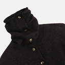 Dark Brown Japanese Merino Wool Runaway Jumper