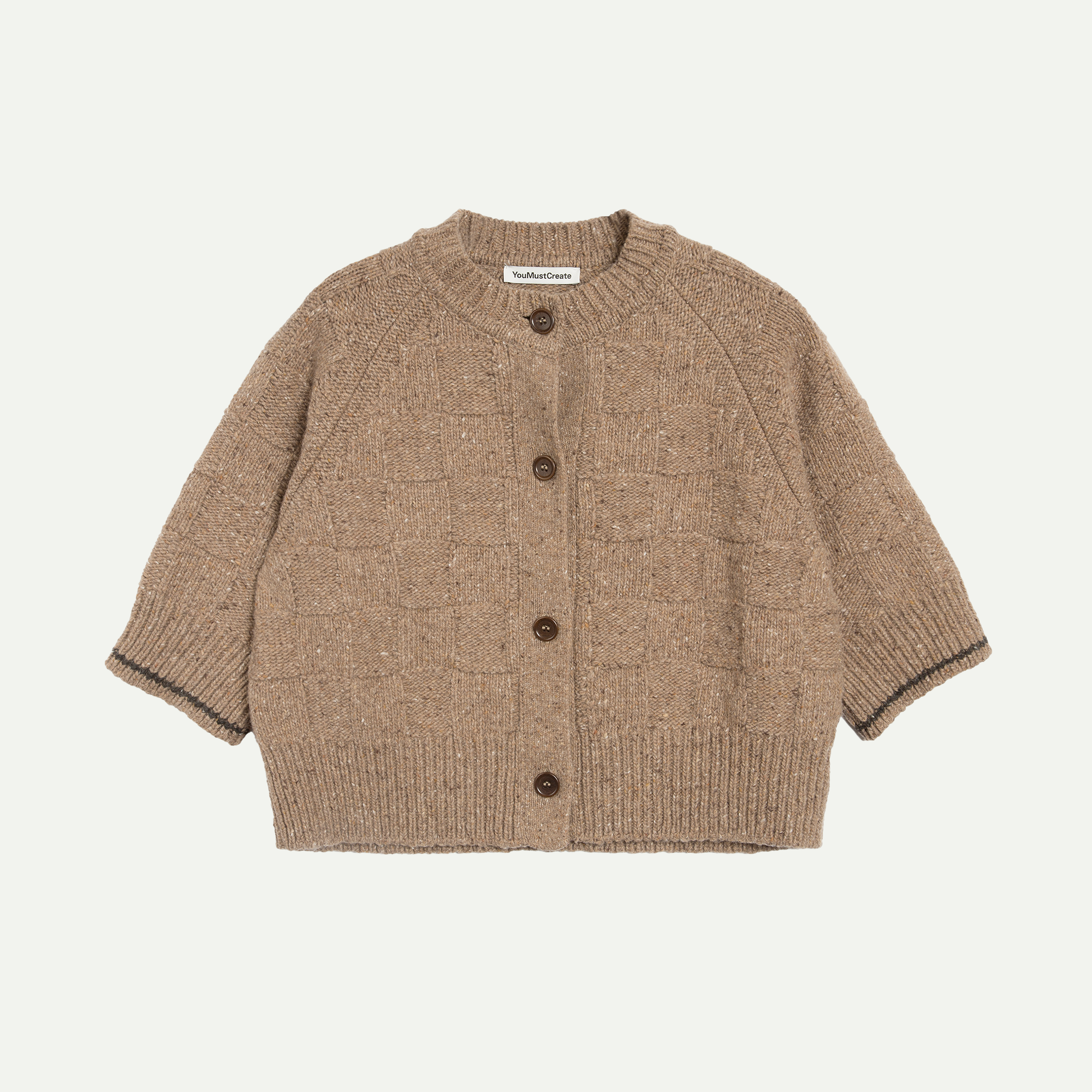 Taupe Kwai Knit Cardigan