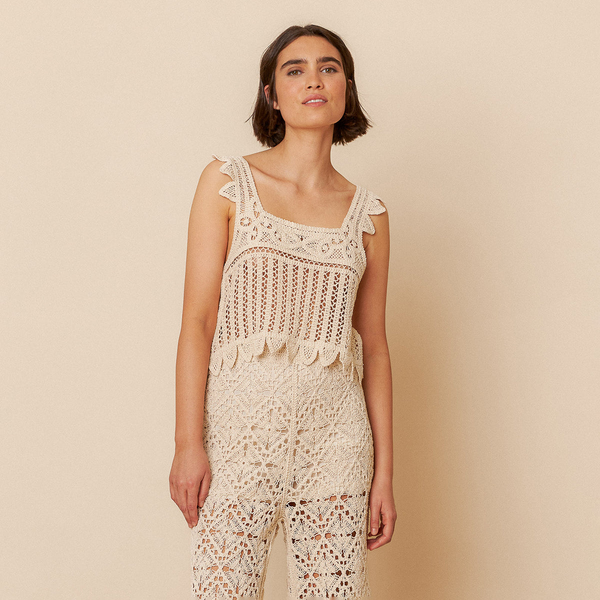 Crudo Jersey Crop Top