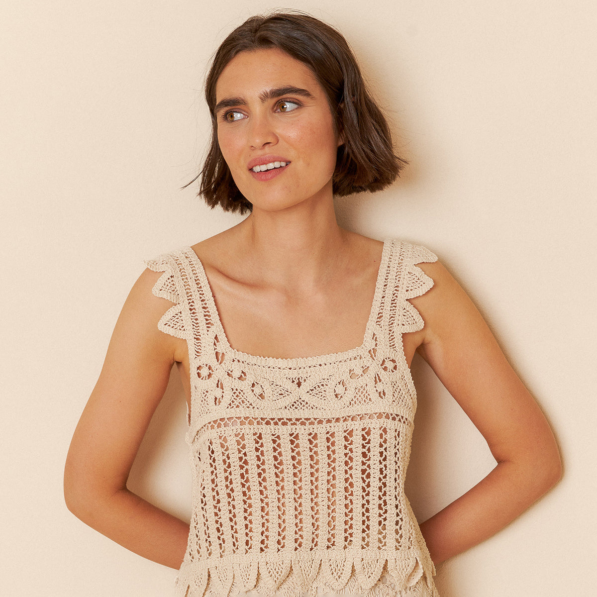 Crudo Jersey Crop Top