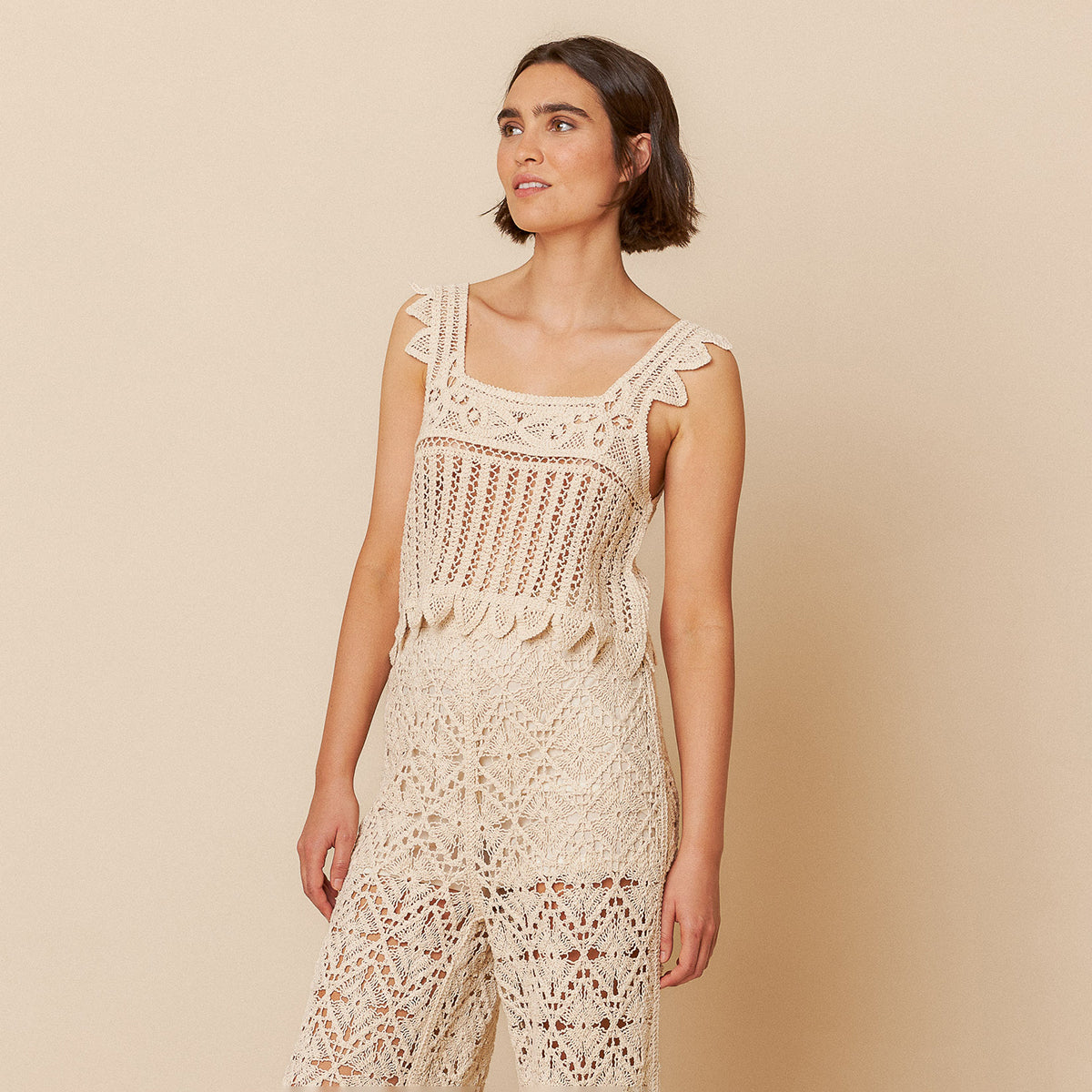 Crudo Jersey Crop Top