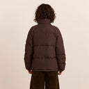 Plum Check Reversible Opal Puffer