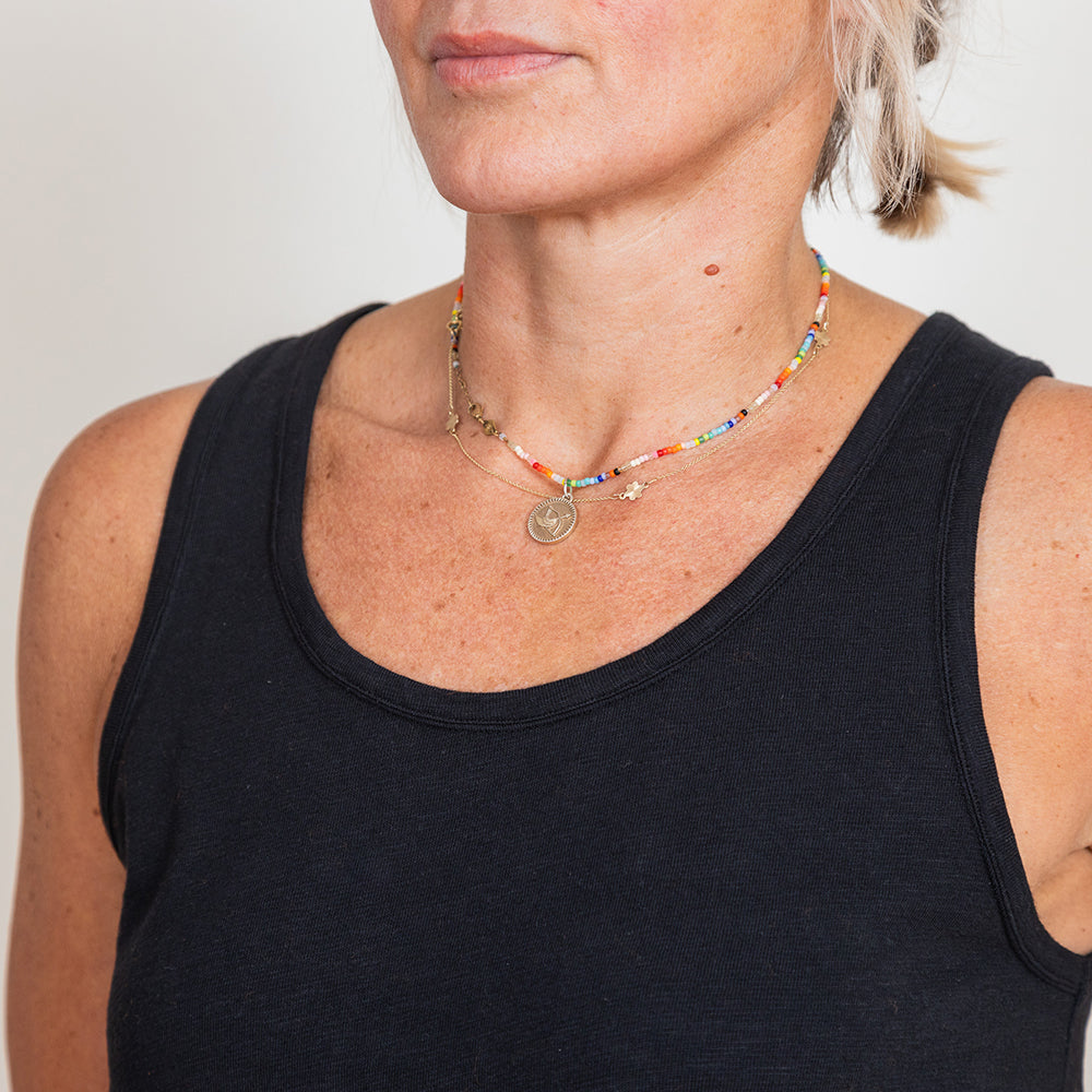 R.Goods Black Ray Tank