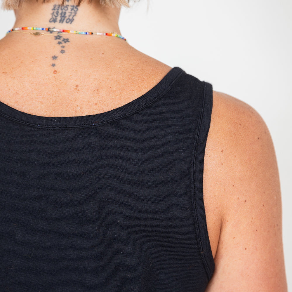R.Goods Black Ray Tank