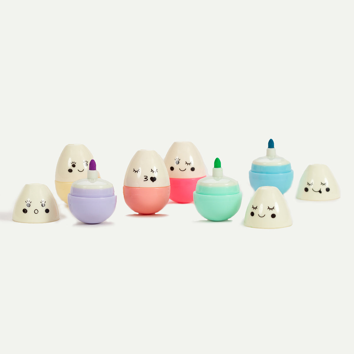 Rex London Emoji Egg Pens (Pack Of 6)