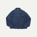 Indigo Sashiko Denim Trucker Jacket