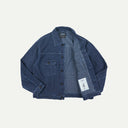Indigo Sashiko Denim Trucker Jacket