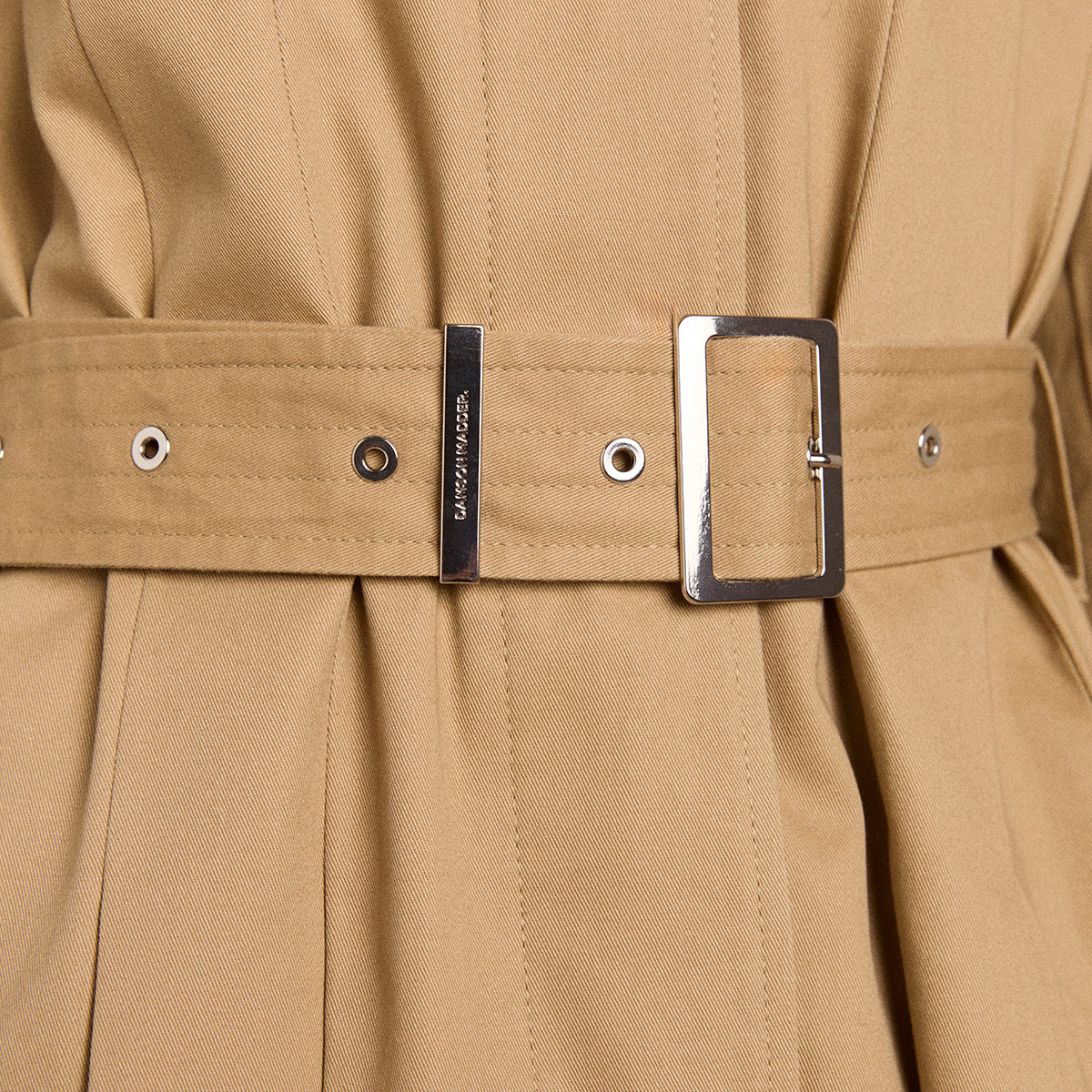 Light Stone Sofia Pleated Trench