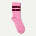 Pink/Burg Sporty Calf Length Socks