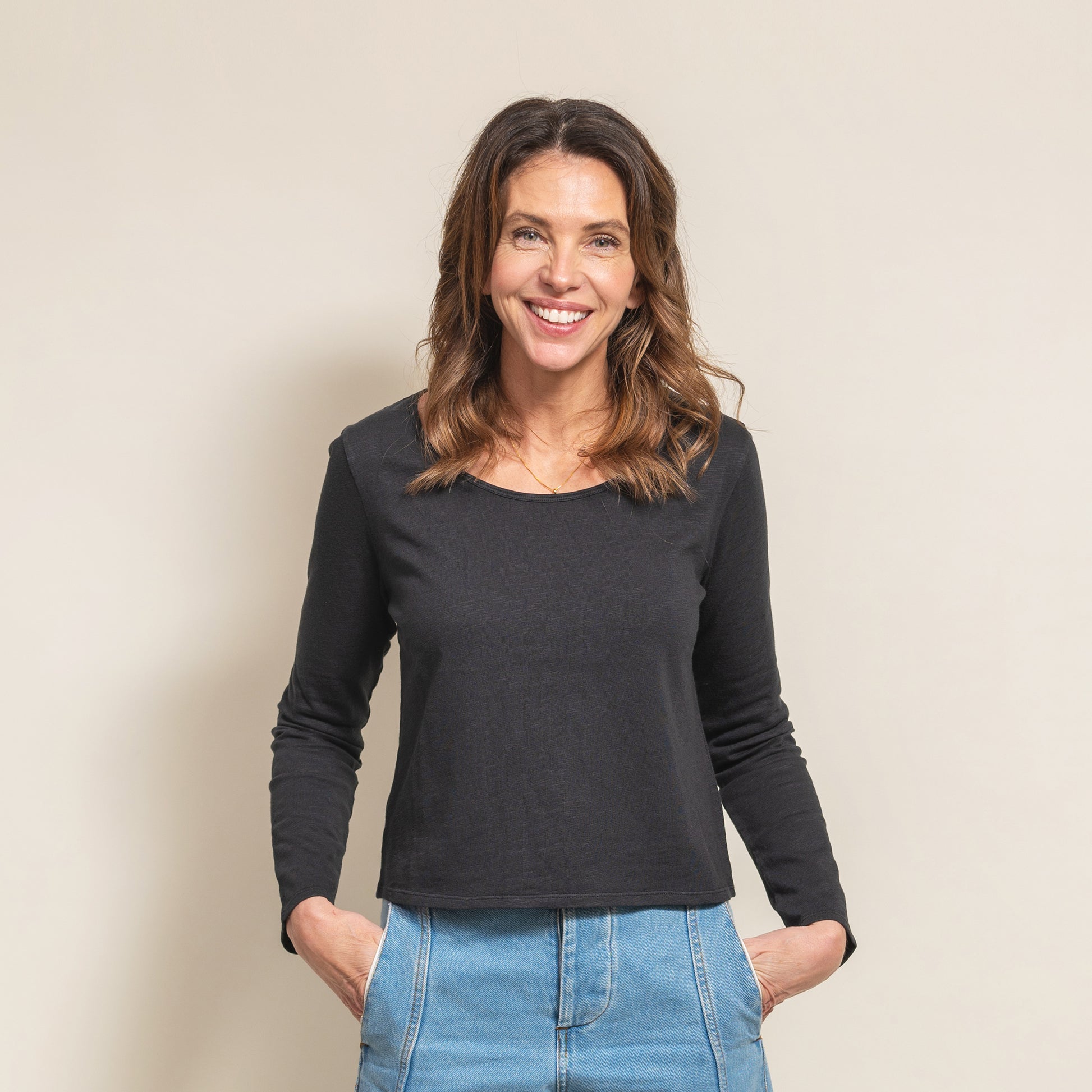 Black Lucy Long Sleeve Tee